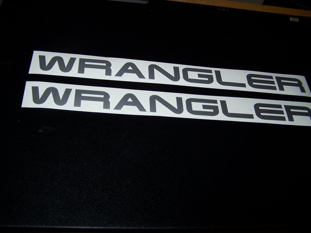 JEEP WRANGLER HOOD DECAL SET