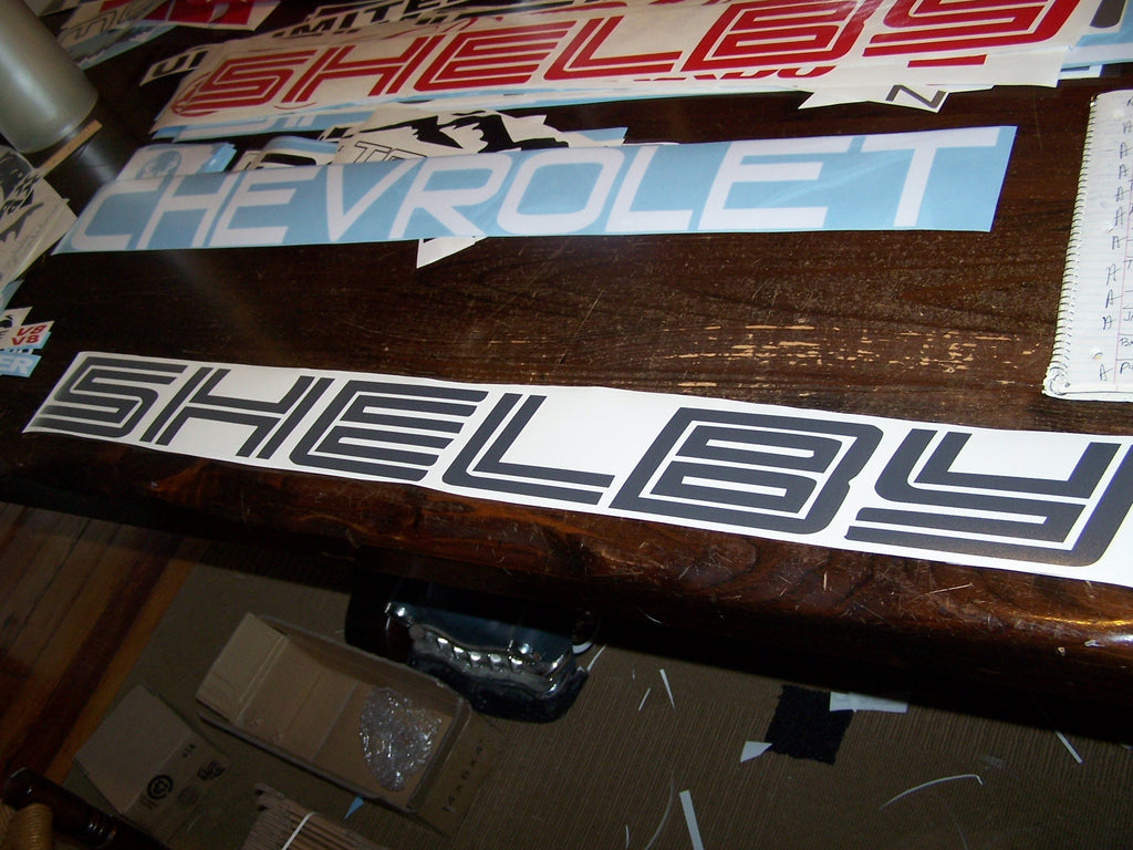SHELBY WINDSHIELD VINYL DECAL STICKER BANNER CHOOSE SIZE & COLOR