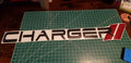 CHARGER WINDSHIELD DECAL BANNER CHOOSE 2 COLORS AND SIZE