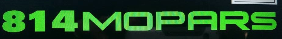 814 MOPARS WINDOW DECAL CHOOSE COLOR AND SIZE