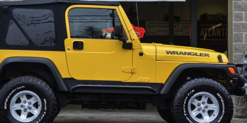 JEEP WRANGLER HOOD DECAL SET CHOOSE COLOR