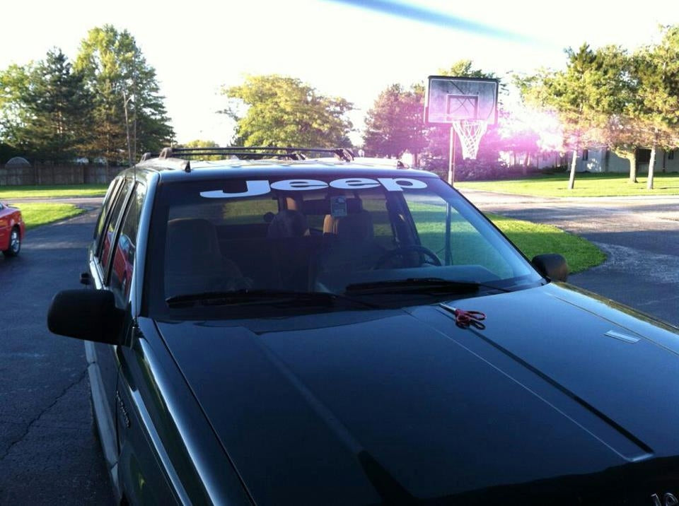 JEEP WINDSHIELD VINYL DECAL STICKER BANNER CHOOSE COLOR & SIZE