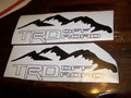 TRD OFF ROAD BEDSIDE / WINDOW STICKER VINYL DECAL SET OF 2