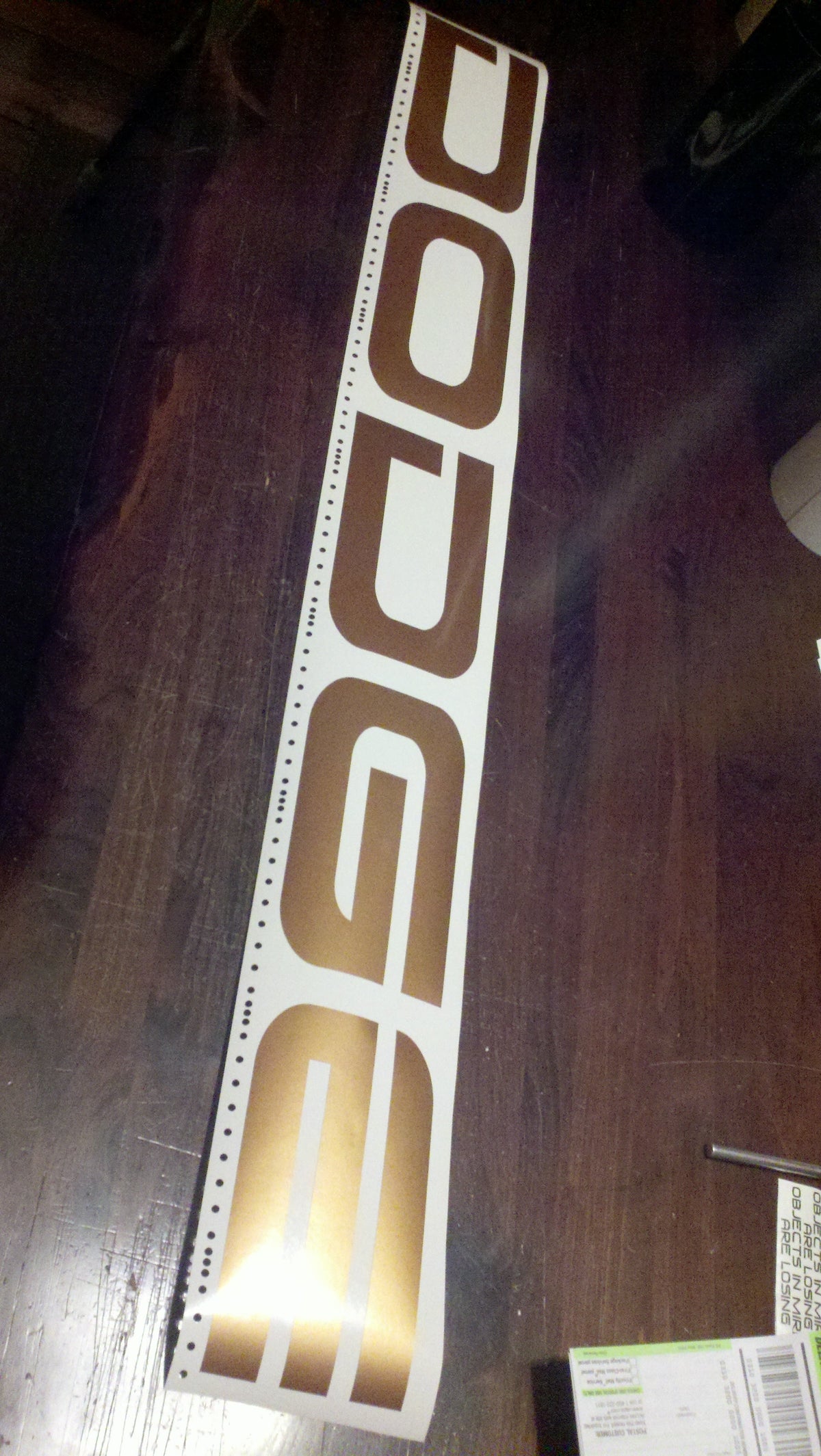 DODGE TAILGATE DECAL CHOOSE COLOR RAM DAKOTA