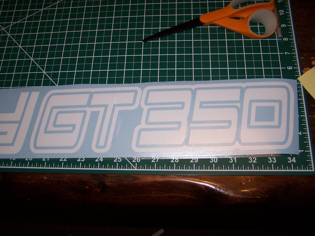 SHELBY MUSTANG GT350 WINDSHIELD VINYL DECAL STICKER BANNER