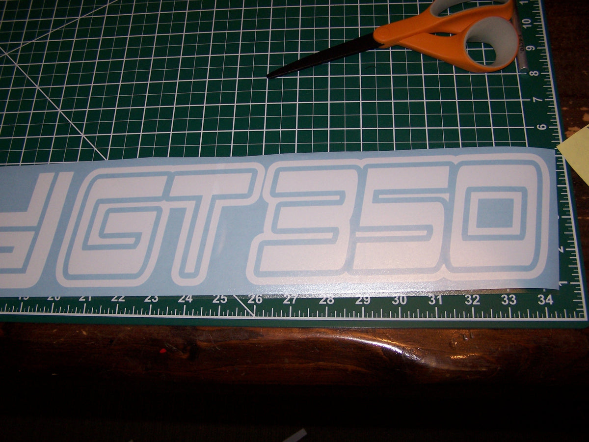 SHELBY MUSTANG GT350 WINDSHIELD VINYL DECAL STICKER BANNER