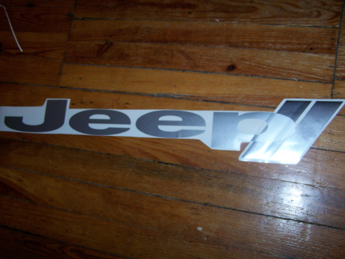 JEEP WINDSHIELD VINYL DECAL STICKER CHOOSE SIZE & 2 COLORS