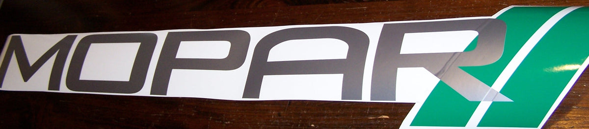 MOPAR WINDSHIELD DECAL STICKER BANNER CHOOSE SIZE AND 2 COLORS