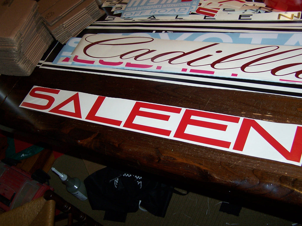 SALEEN WINDSHIELD DECAL BANNER STICKER CHOOSE COLOR AND SIZE