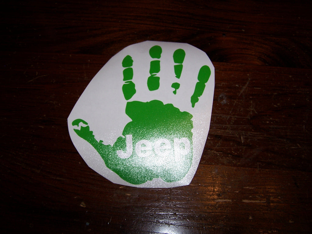 JEEP WAVE DECAL VINYL DECAL STICKER CHOOSE COLOR AND BODY CODE