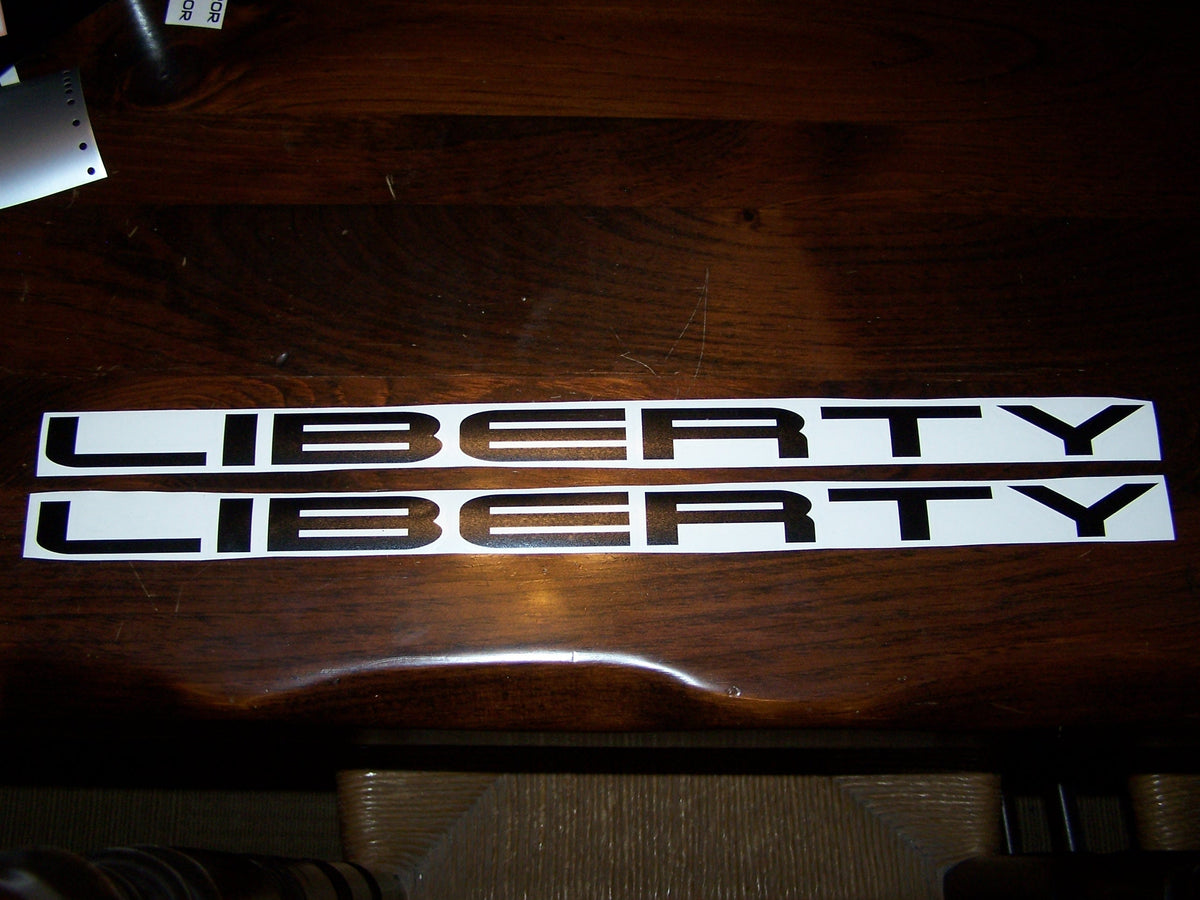JEEP LIBERTY HOOD DECAL SET