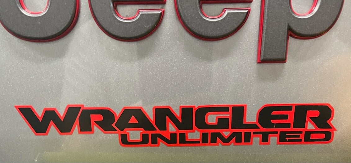 WRANGLER UNLIMITED JL FENDER SET OF 2. CHOOSE ANY 2 COLORS