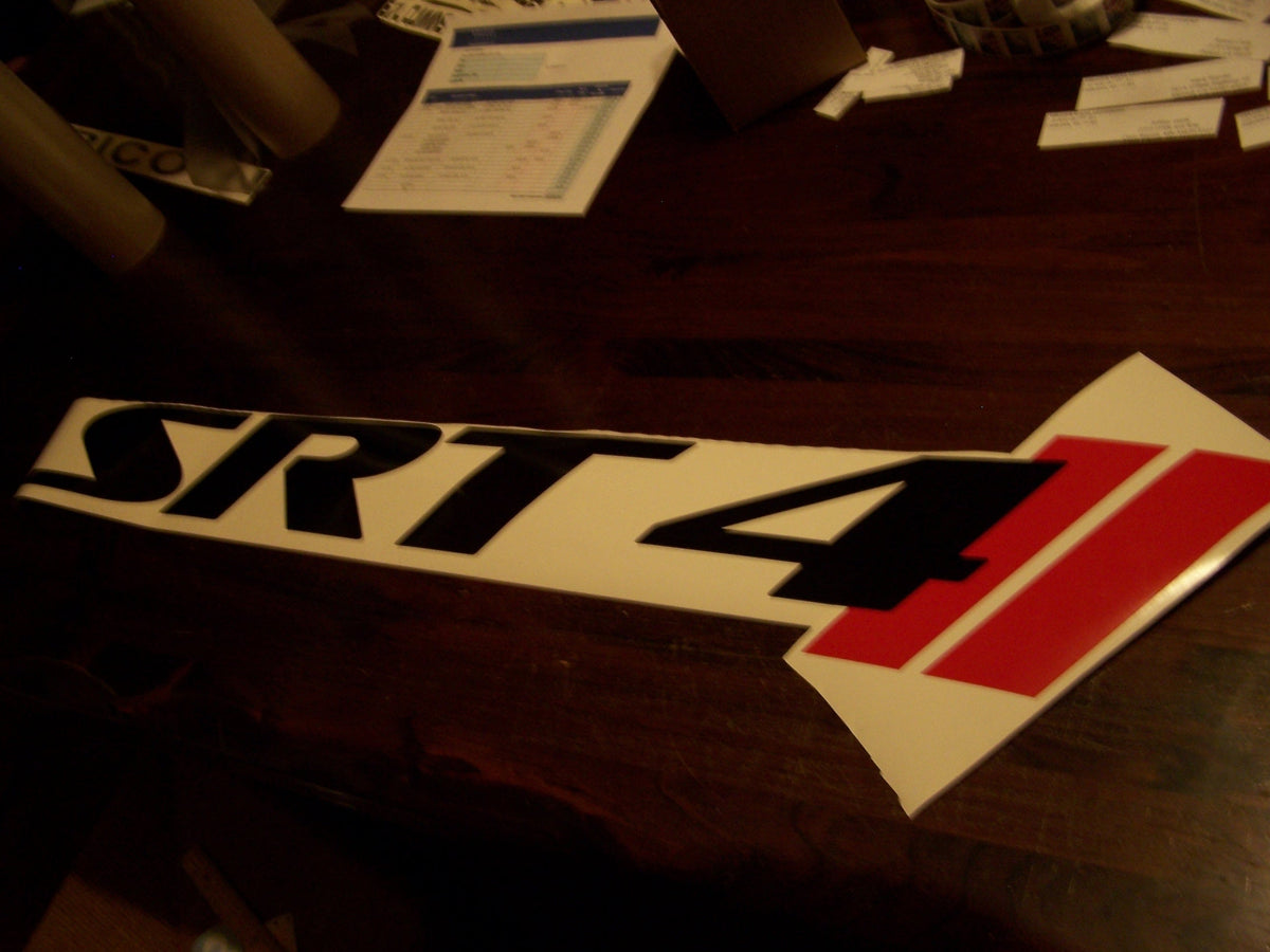 DODGE SRT-4 WINSHIELD BANNER CHOOSE 2 COLORS