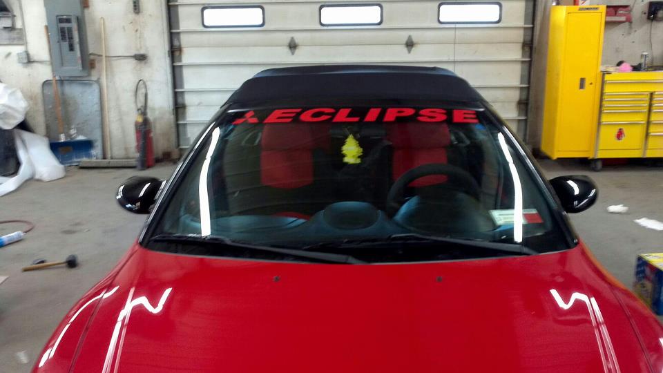 ECLIPSE WINDSHIELD DECAL BANNER VINYL STICKER