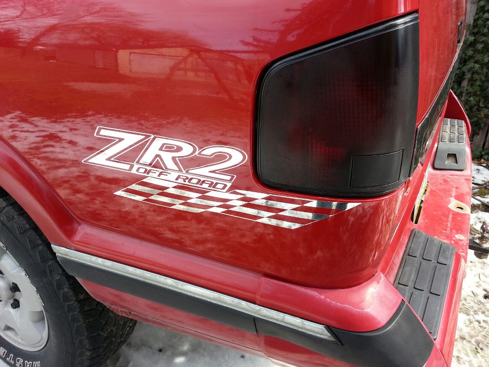 ZR2 OFF ROAD BEDSIDE / WINDOW STICKER VINYL DECAL CHOOSE COLOR
