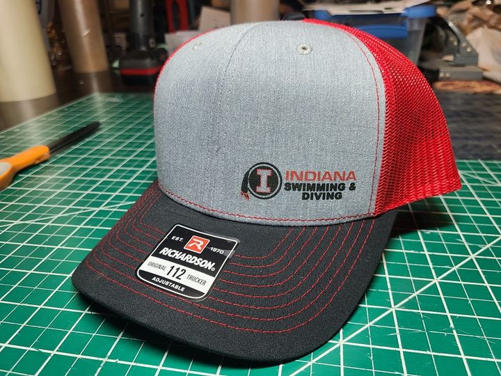 Indiana High School Swimming & Diving TEAM MESH SNAP BACK HAT