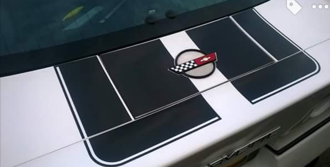 CORVETTE C4 REAR STRIPES 1984-1996