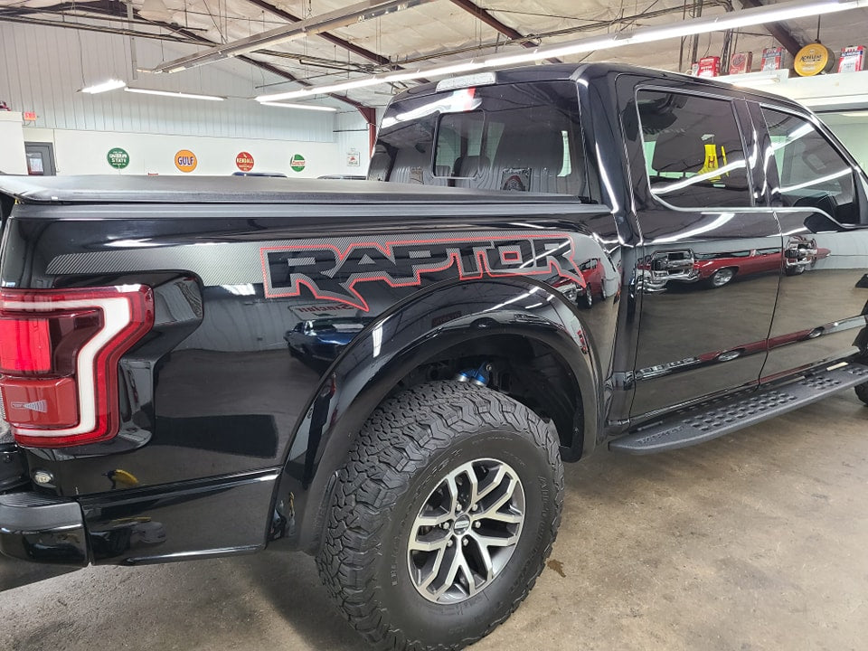 FORD RAPTOR BEDSIDE QUARTER PANEL DECAL SET OF 2 CHOOSE COLORS