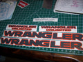 JEEP WRANGLER UNLIMITED HOOD & FENDER DECAL SET JK JKU