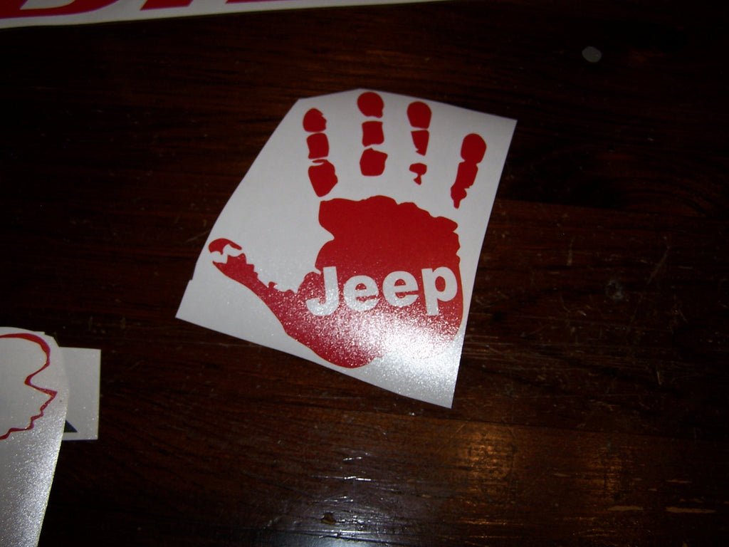 JEEP WAVE DECAL VINYL DECAL STICKER CHOOSE COLOR AND BODY CODE