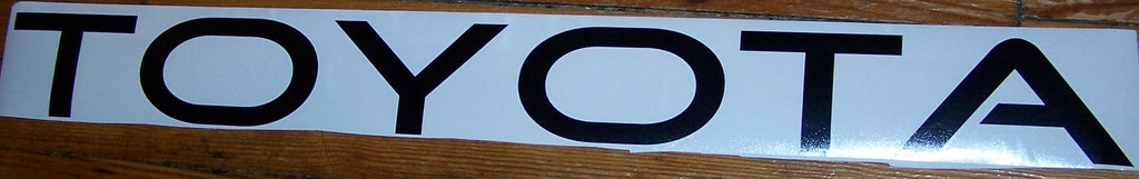 TOYOTA WINDSHIELD WINDOW DECAL BANNER CHOOSE SIZE & COLOR