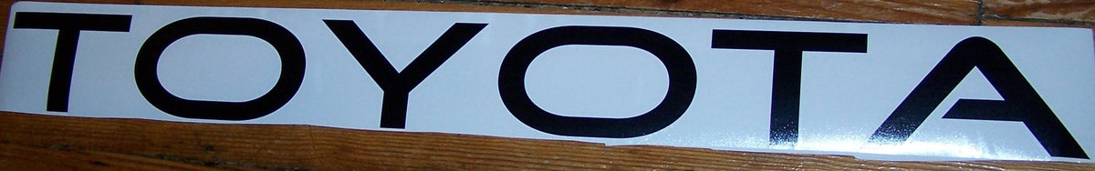 TOYOTA WINDSHIELD WINDOW DECAL BANNER CHOOSE SIZE & COLOR