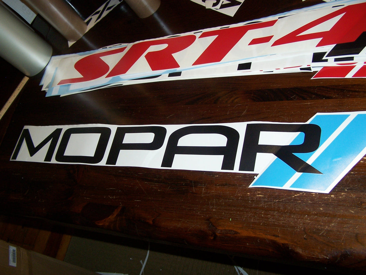 MOPAR WINDSHIELD DECAL STICKER BANNER CHOOSE SIZE AND 2 COLORS
