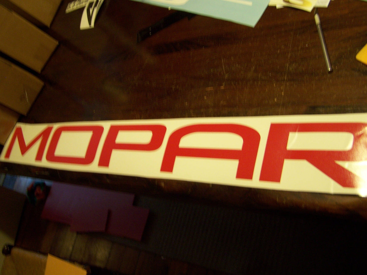 MOPAR WINDSHIELD DECAL CHOOSE COLOR AND SIZE