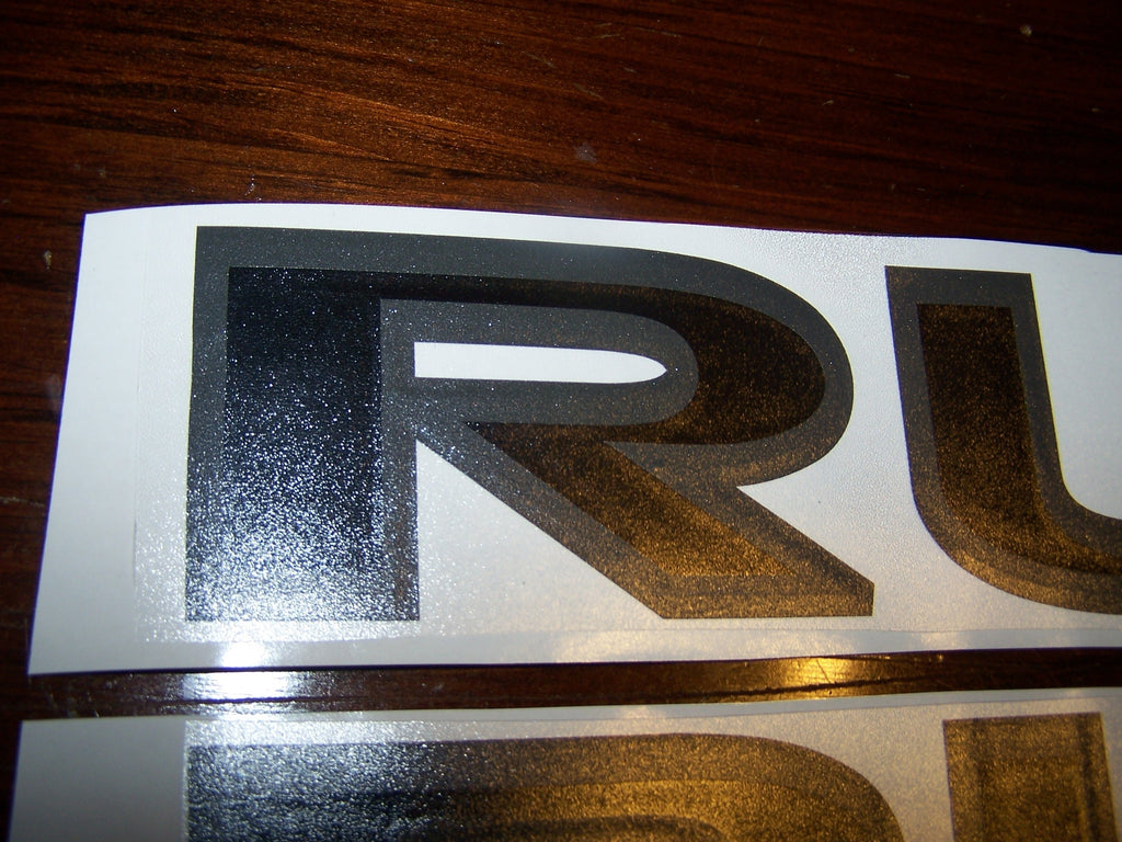JEEP RUBICON 2 COLOR HOOD VINYL DECAL SET