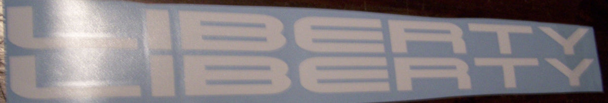 JEEP LIBERTY HOOD DECAL SET