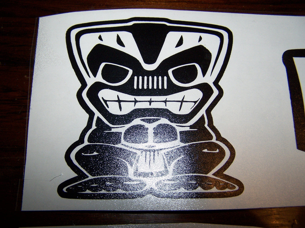 JEEP WRANGLER ISLANDER OFF ROAD HOOD DECAL SET