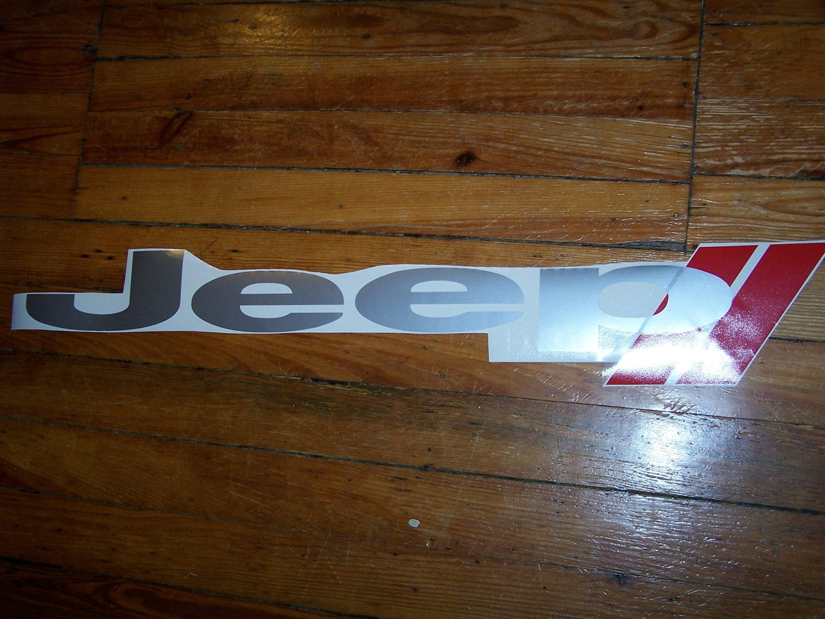 JEEP WINDSHIELD VINYL DECAL STICKER CHOOSE SIZE & 2 COLORS