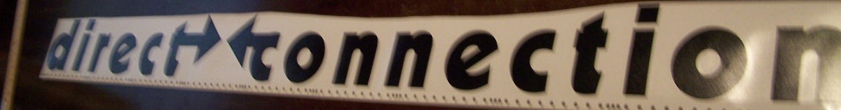 DIRECT CONNECTION WINDSHIELD/WINDOW DECAL CHOOSE SIZE