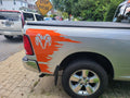 DODGE RAM SHREDDED LOOK BEDSIDE DECALS WITH RAM HEAD