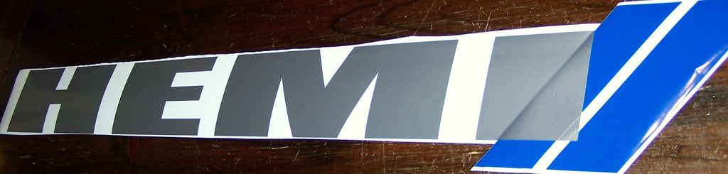 HEMI WINSHIELD BANNER CHOOSE 2 COLORS