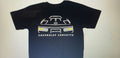 CORVETTE C4 SILHOUETTE T-SHIRT 91-96 CONVERTIBLE FRONT & BACK