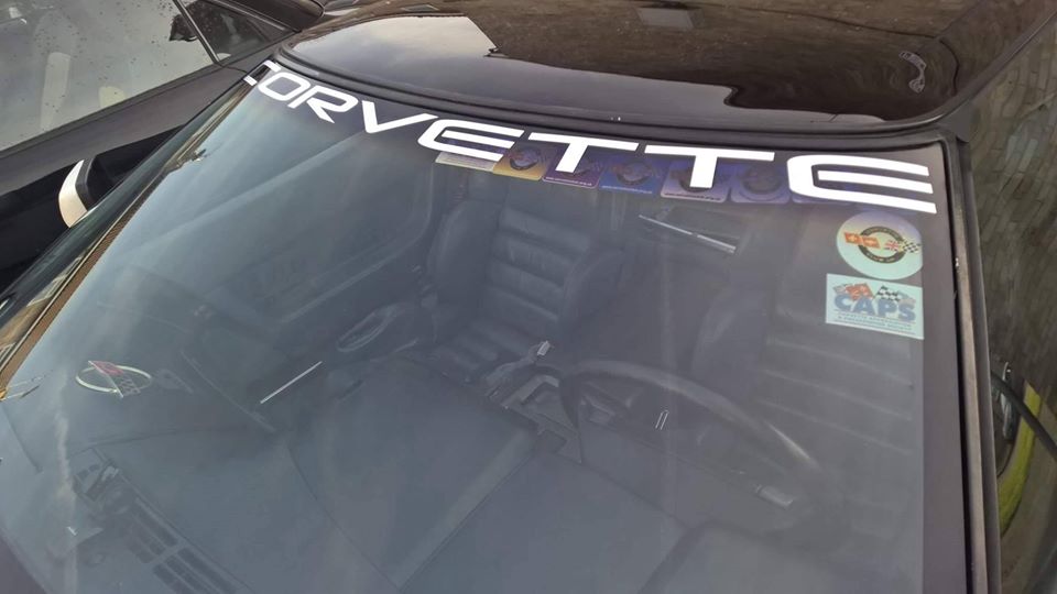 CORVETTE WINDSHIELD DECAL 84-96 CHOOSE COLOR