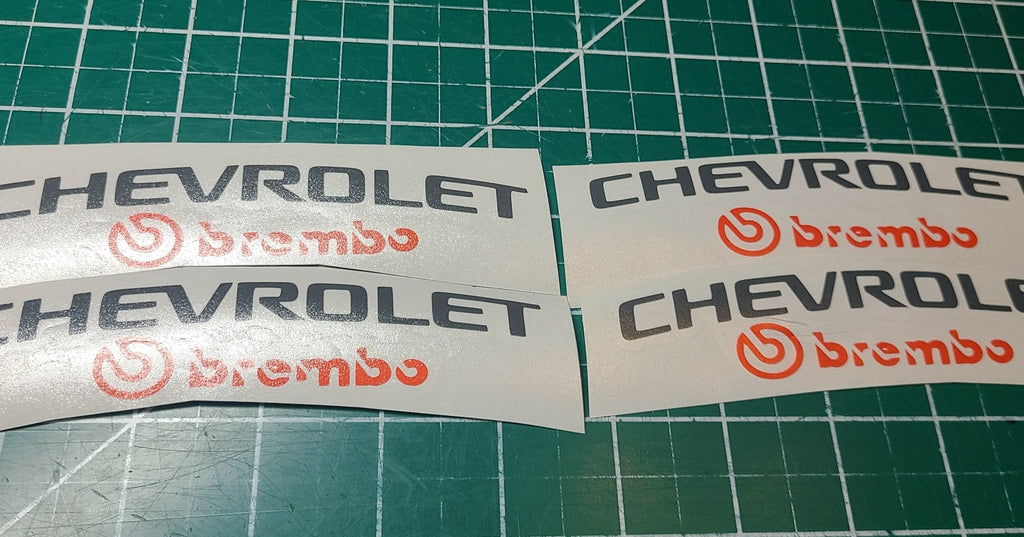 CAMARO ZL1 ZL-1 SS BREMBO BRAKE CALIPER VINYL DECAL SET