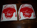 BLACK OPS SKULL DECAL SET OF 2 CALL OF DUTY