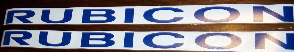 JEEP RUBICON WRANGLER HOOD DECAL SET