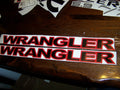 JEEP WRANGLER HOOD VINYL DECAL SET CHOOSE 2 COLORS