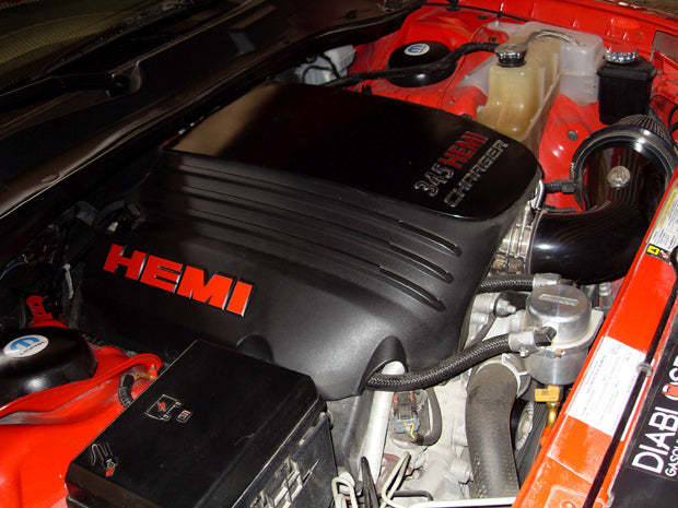 HEMI ENGINE VALVE COVER DECAL STICKER SET 5.7 6.1