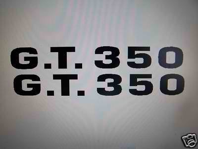 SHELBY MUSTANG G.T. 350 DECAL SET OF 2