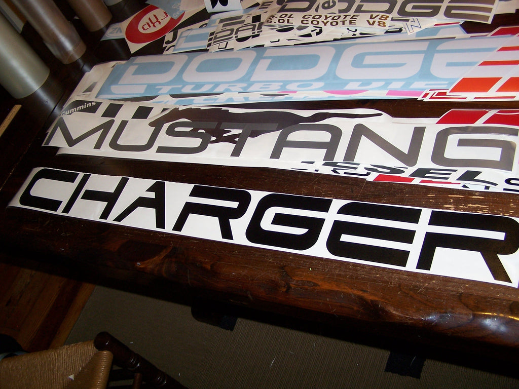 DODGE CHARGER WINDSHIELD WINDOW VINYL DECAL STICKER BANNER