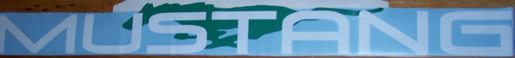 MUSTANG WINDSHIELD DECAL BANNER CHOOSE 2 COLORS