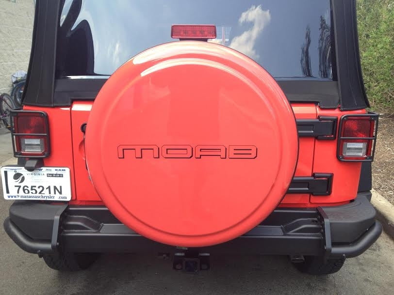 JEEP MOAB HOOD DECALS VINYL STICKER SET
