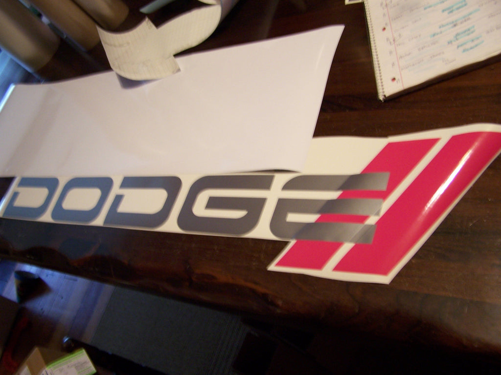 DODGE WINDSHIELD BANNER CHOOSE COLORS & SIZE