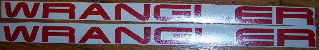 JEEP WRANGLER HOOD DECAL SET