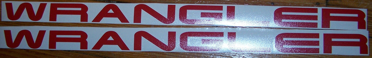 JEEP WRANGLER HOOD DECAL SET