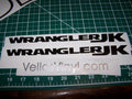 JEEP WRANGLER JK 2018 FENDER VINYL DECAL SET OF 2 CHOOSE COLOR